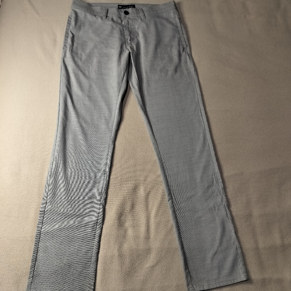 Travis Mathew Men's Golf Straight Leg Gray Pants Sz 30, (Measures 32×32). - Picture 1 of 11